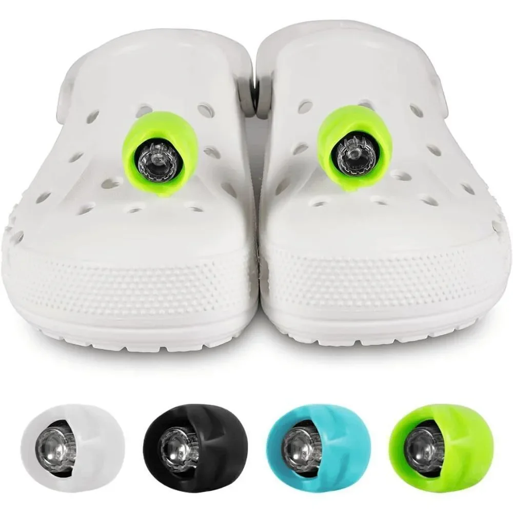 2Pcs LED Headlights for Croc Adults and Kids - Hiking, Dog Walking & Camping Gea